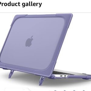 Purple Shockproof Heavy Duty MacBook Air 13" Case Hard Shell for 2018-2021